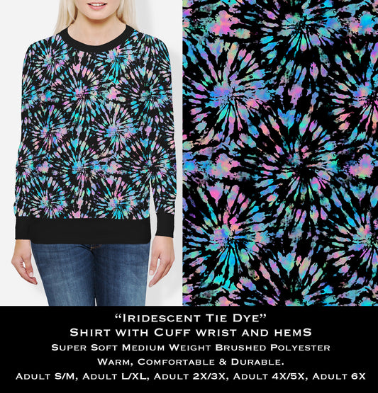 Iridescent Tie Dye - Cozy Comfort Sweatshirt
