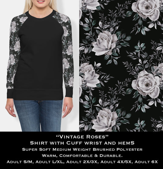 Vintage Roses - Cozy Comfort Sweatshirt