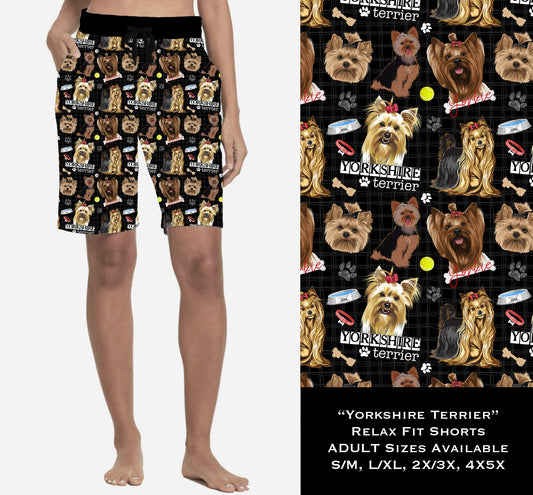 Yorkshire Terrier Relaxed Fit Shorts