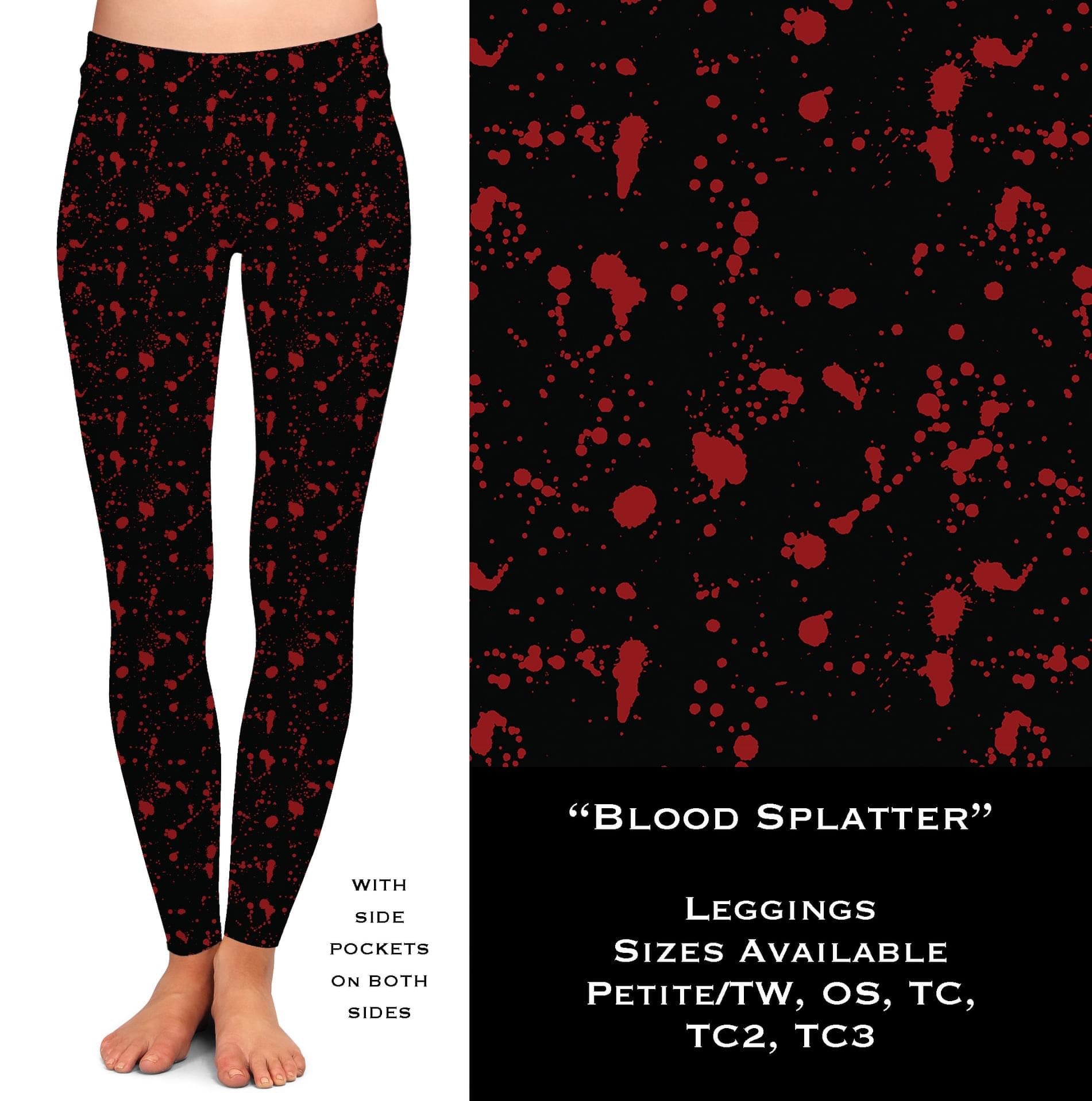 Blood Splatter - Leggings with Pockets – Warehouse