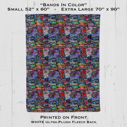 Bands in Color - Blanket