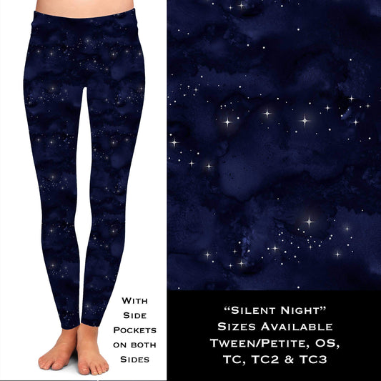 Silent Night - Leggings with Pockets