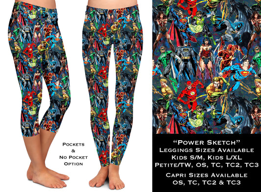 Power Sketch - Legging & Capri