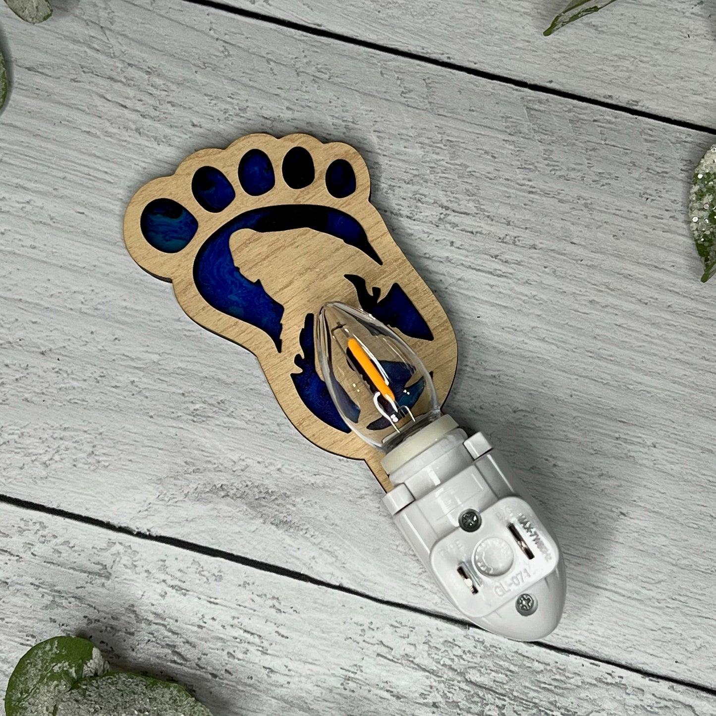 Rainbow Paw - Handcrafted Night Light