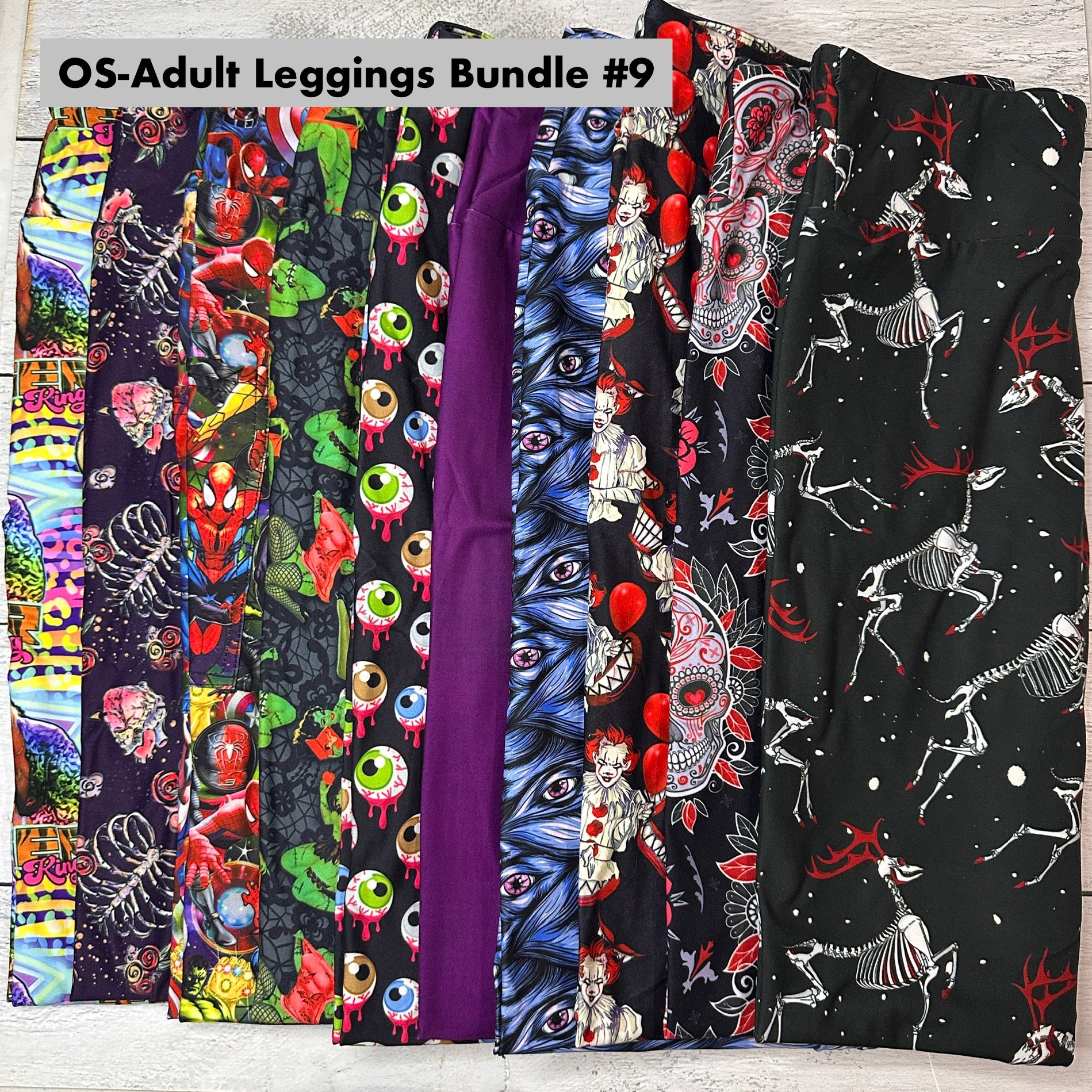 OS - Adult Leggings Bundle - 9