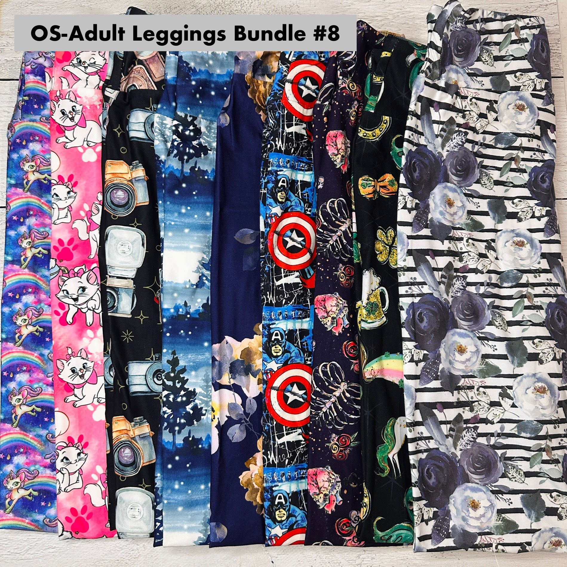 OS - Adult Leggings Bundle - 8