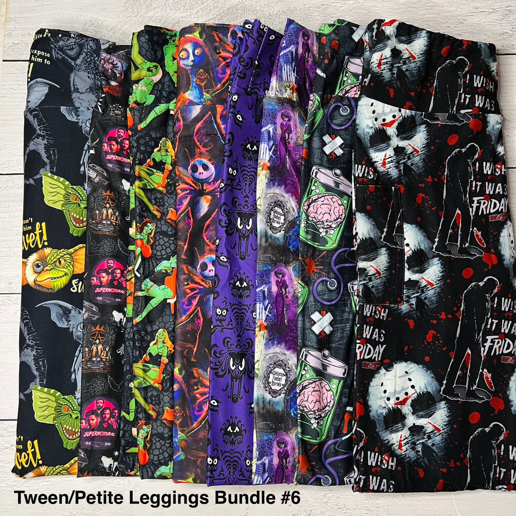 Tween - Petite Adult Leggings Bundle - 6