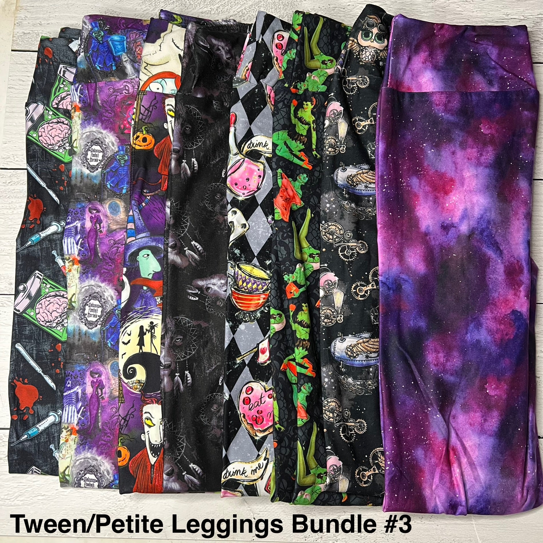 Tween - Petite Adult Leggings Bundle - 3