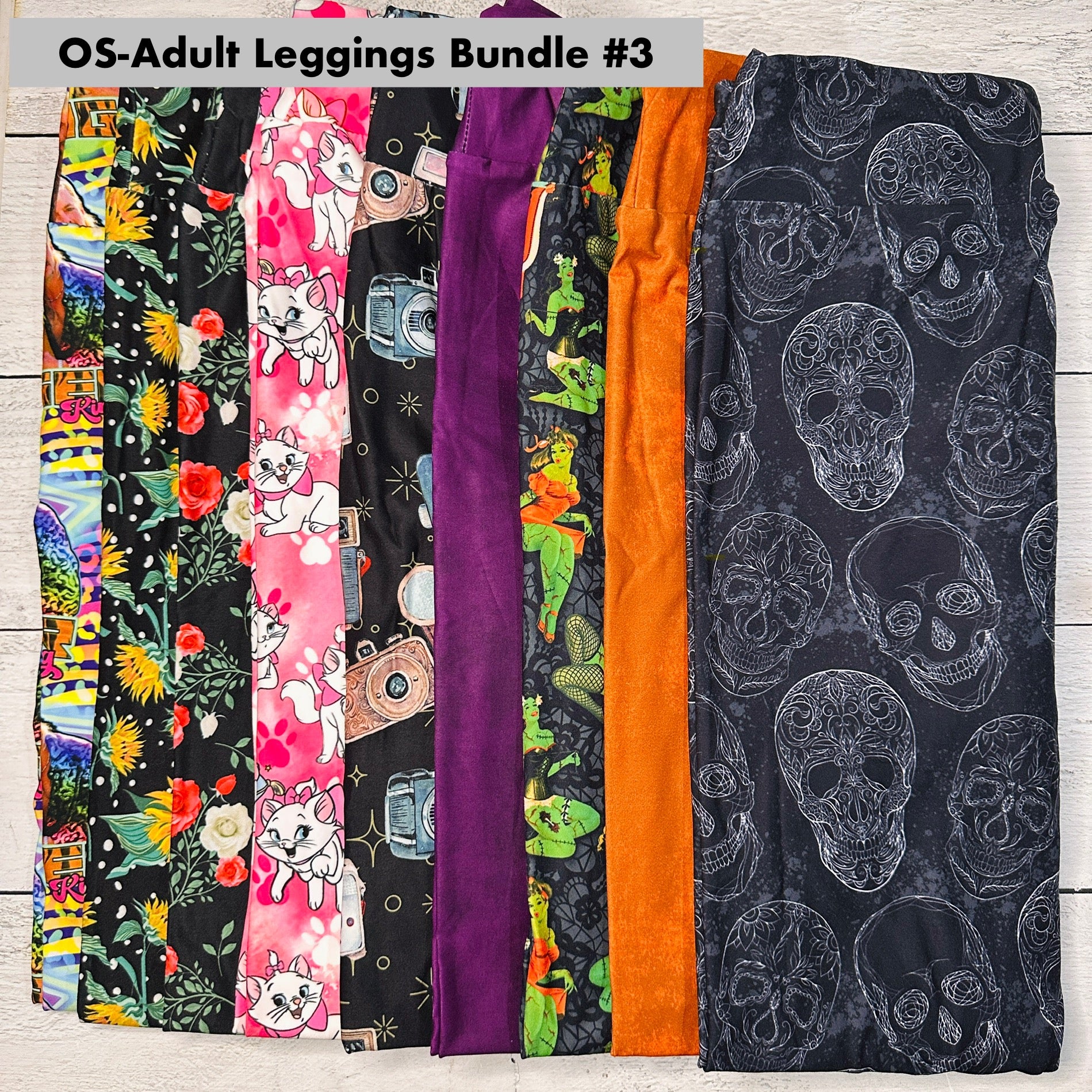 OS - Adult Leggings Bundle - 3