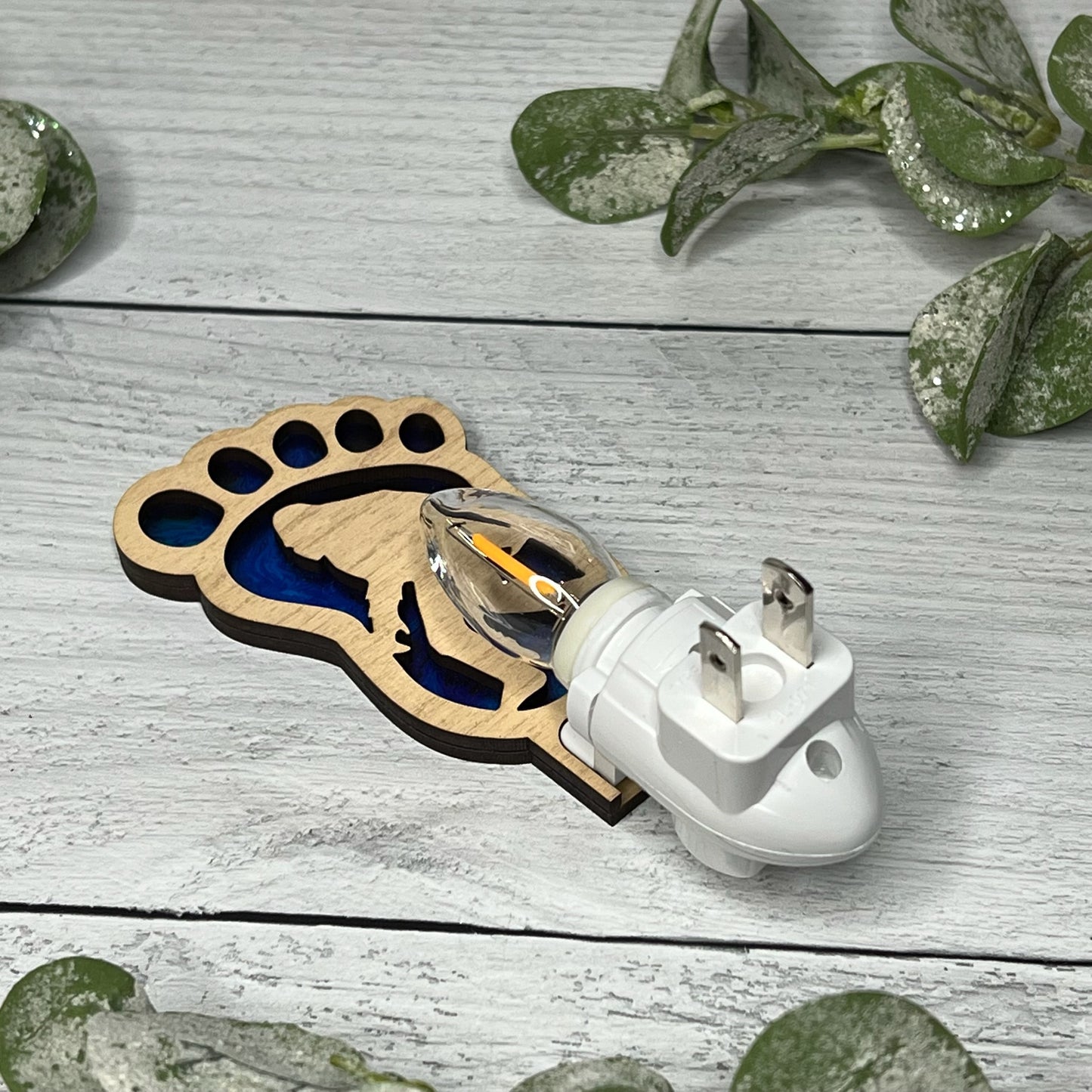 Rainbow Paw - Handcrafted Night Light