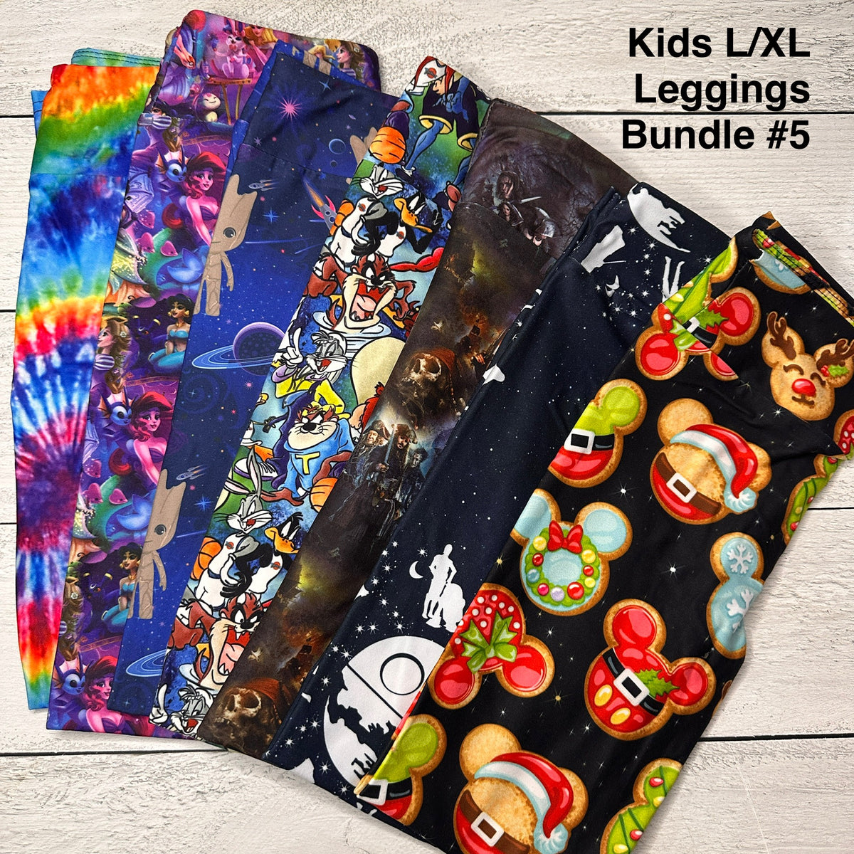Kids L/XL Leggings Bundle - 5