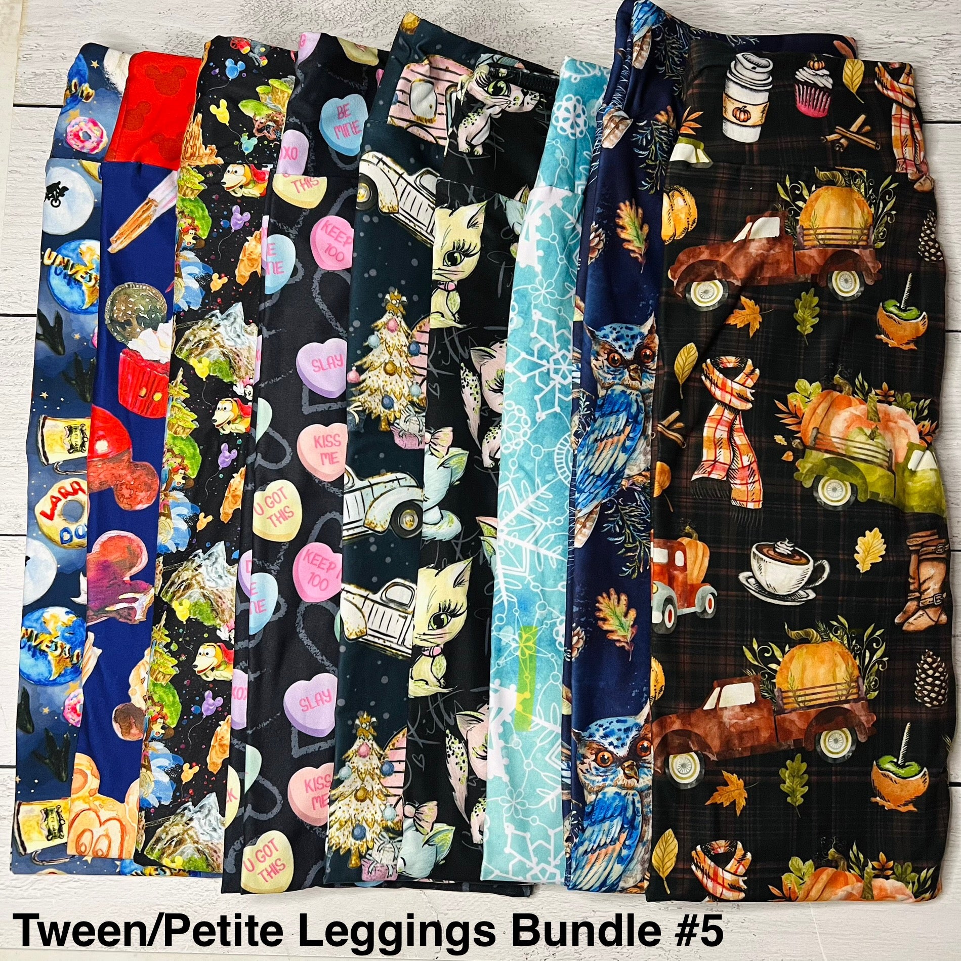 Tween - Petite Adult Leggings Bundle - 5