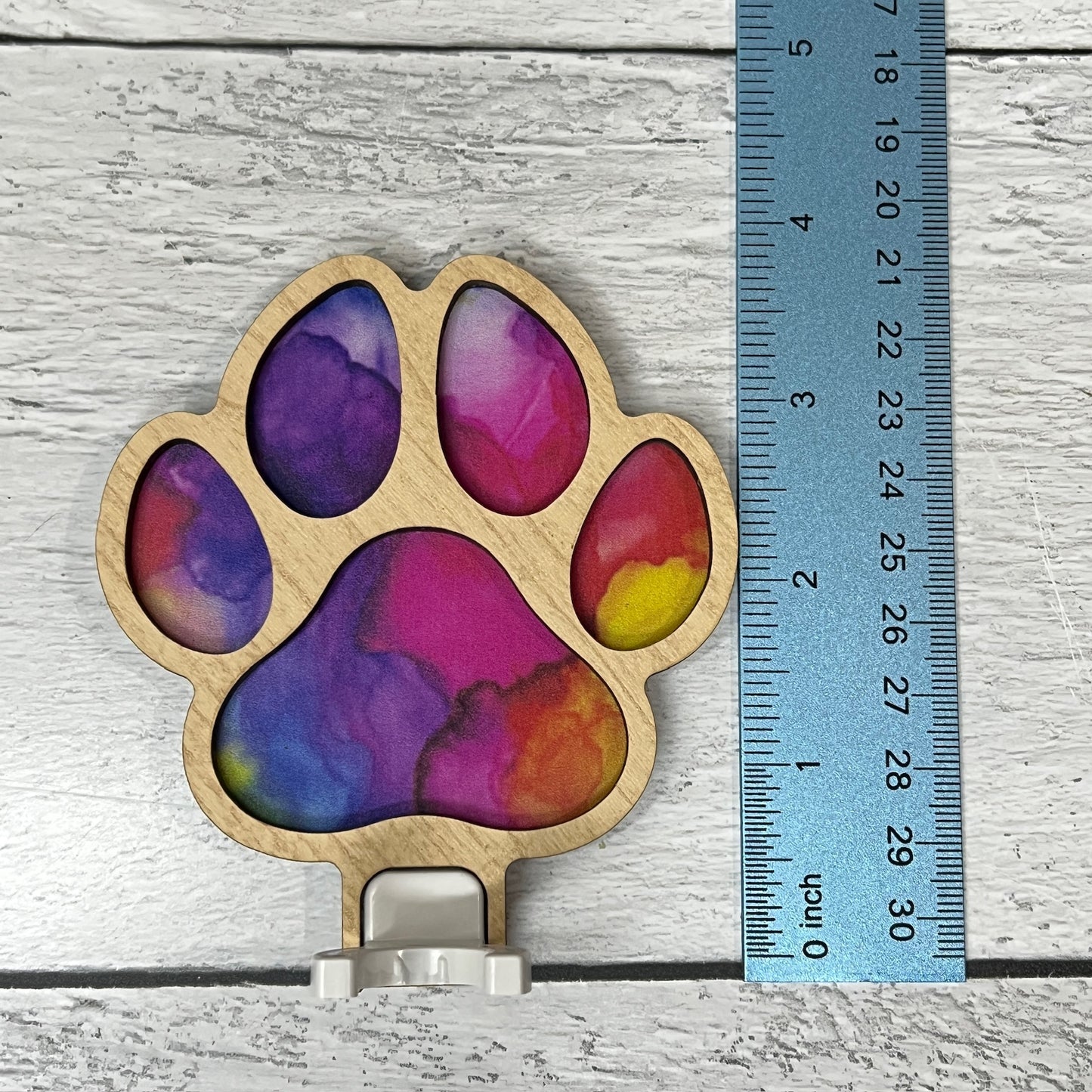 Rainbow Paw - Handcrafted Night Light
