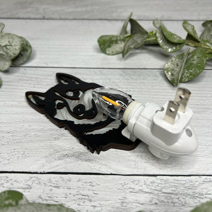 Husky Dog - Handcrafted Night Light