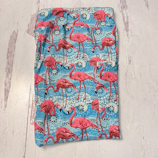 Flamingo Mosaic - Leggings with Pockets