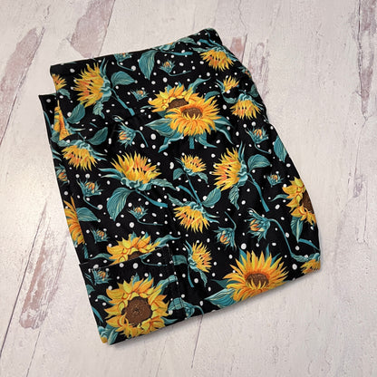 Yellow Bloom - Leggings with Pockets