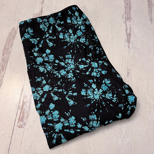Tie Dye Turquoise - Leggings with Pockets