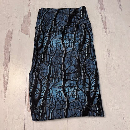 Dark Forest Trees - Leggings with Pockets