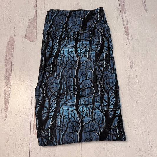 Dark Forest Trees - Leggings with Pockets
