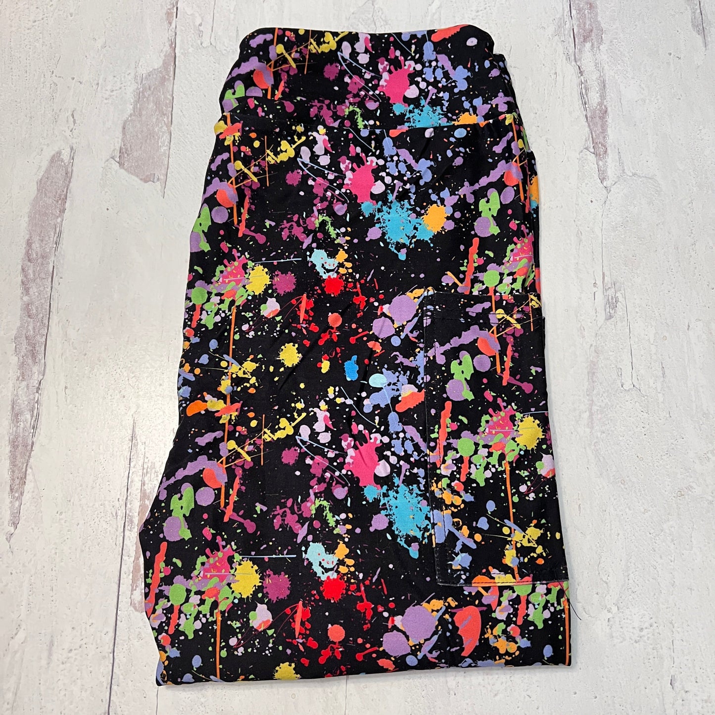 Paint Splatter - Leggings with Pockets