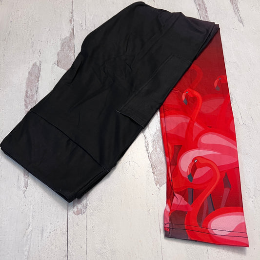 Flamingo Dipped - Leggings with Pockets