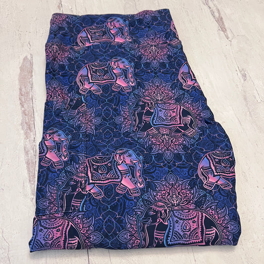 Lotus Elephant - Leggings with Pockets