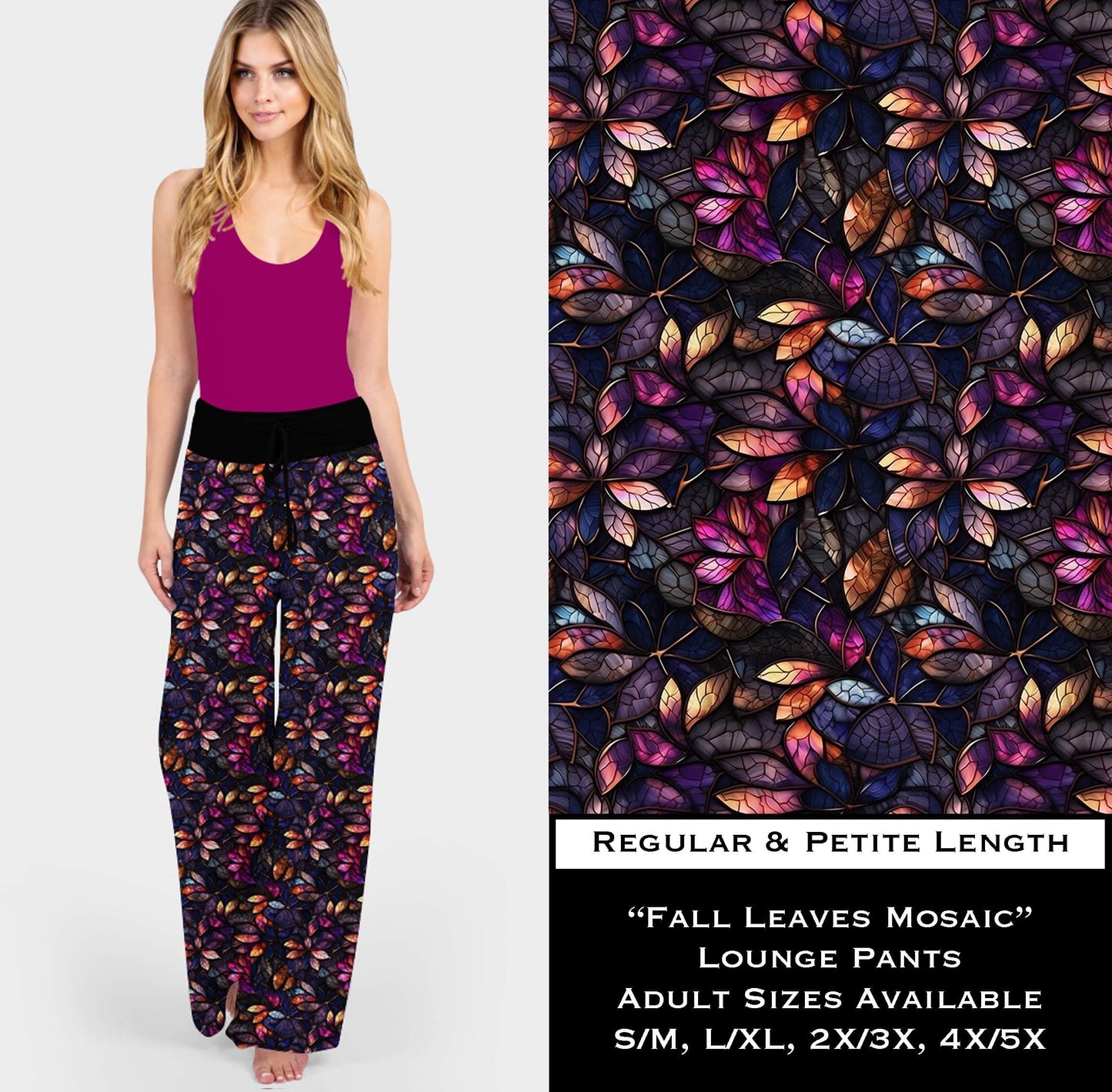 Fall Leaves Mosaic Lounge Pants