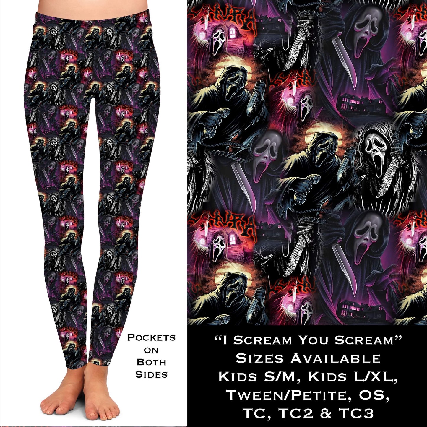 I Scream You Scream Leggings with Pockets