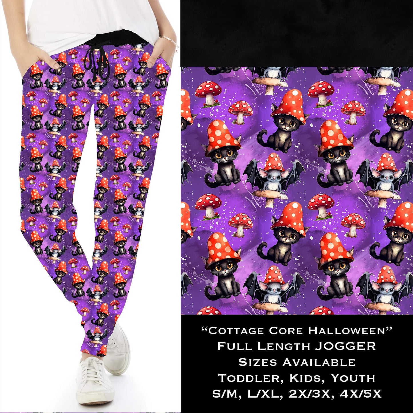 Cottage Core Halloween Unisex Joggers