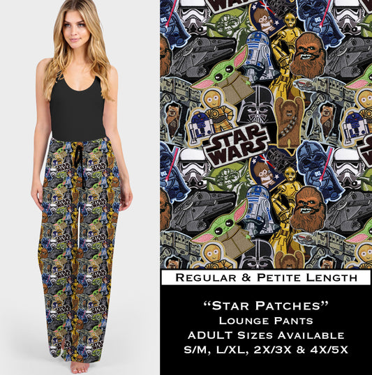 B138 - Star Patches Lounge Pants - Preorder Closes 10/2