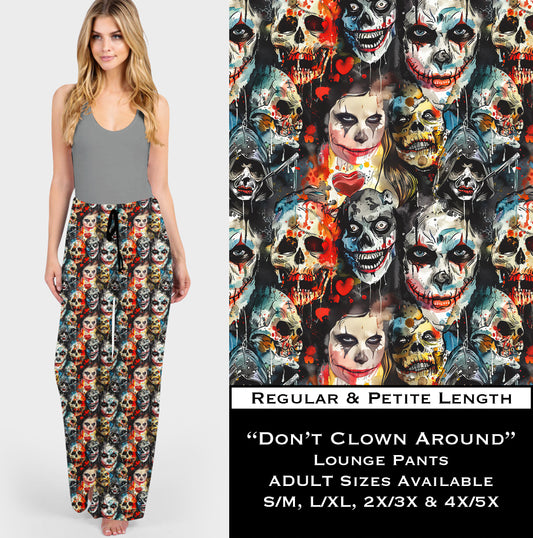 B138 - Don't Clown Around Lounge Pants - Preorder Closes 10/2