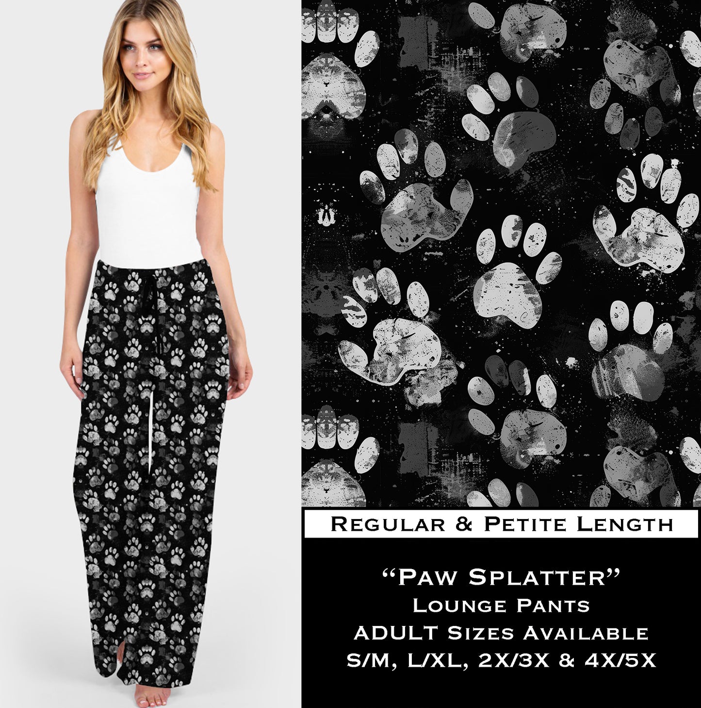 Paw Splatter Lounge Pants