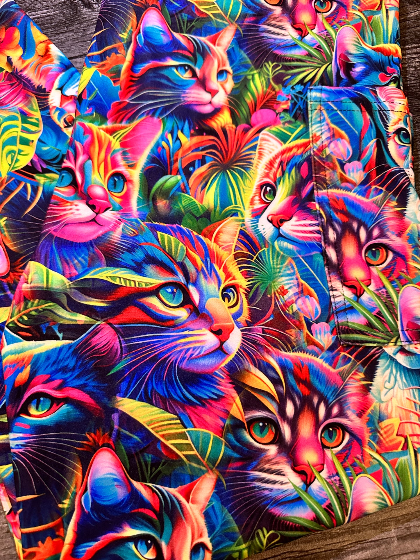 Bright Kittens - Leggings with Pockets