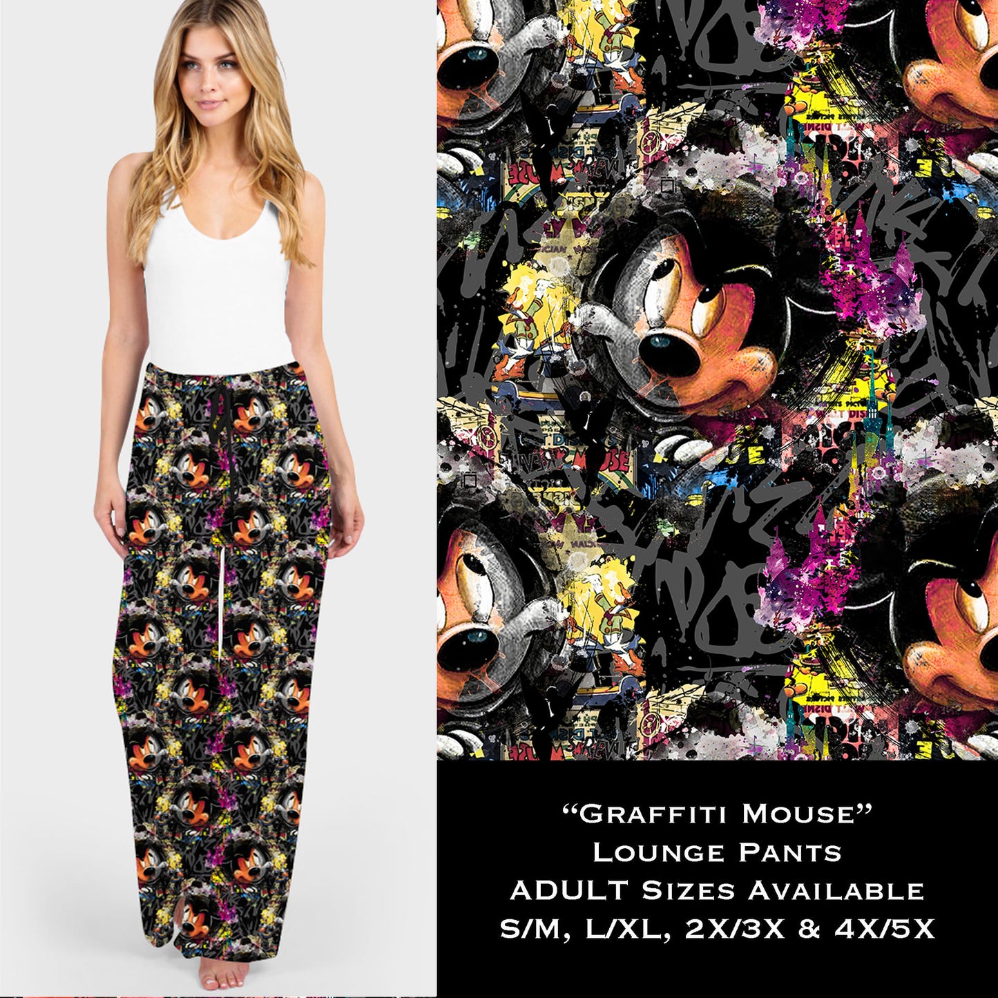 Graffiti Mouse - Lounge Pants