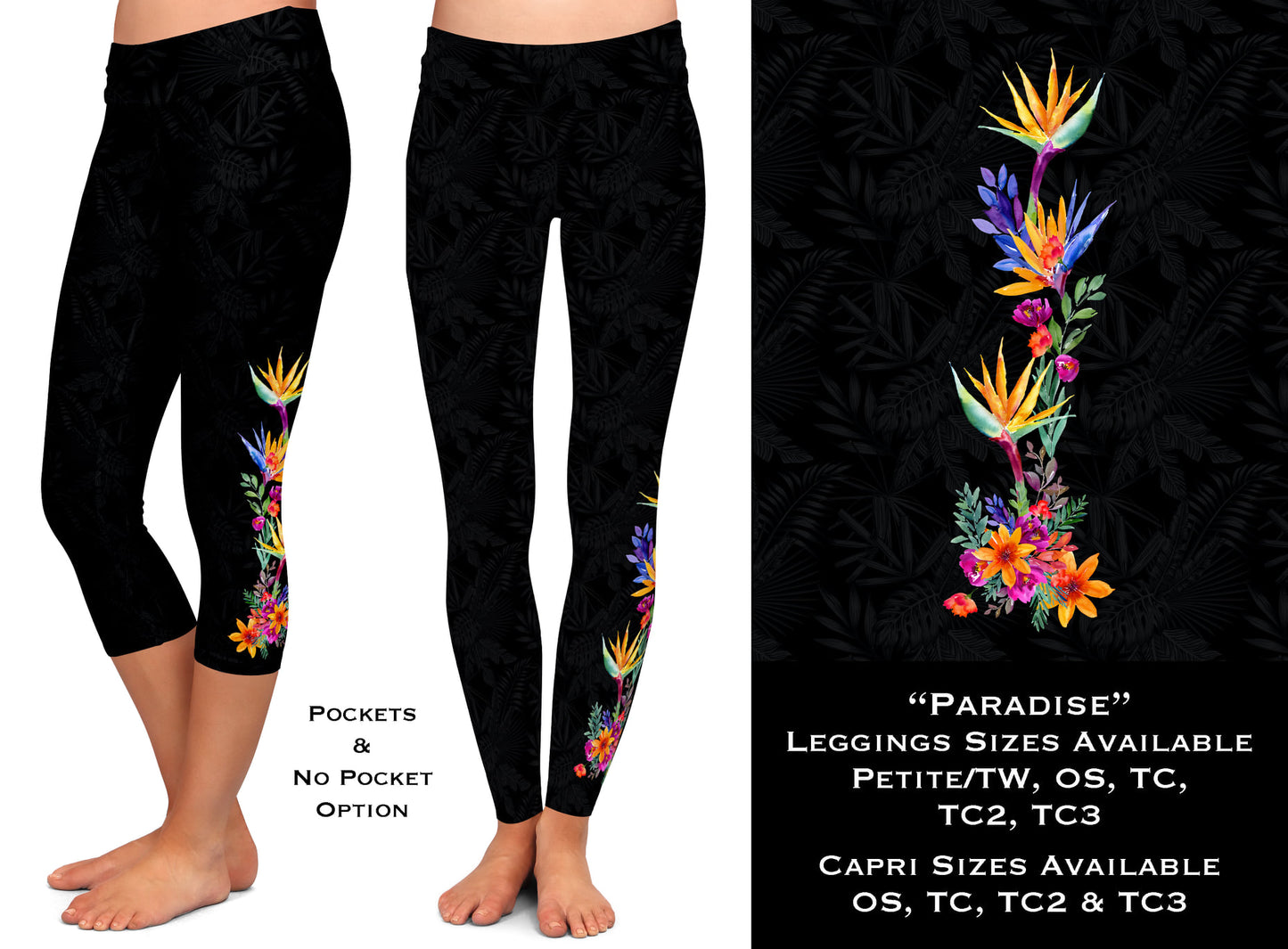 Paradise Full & Capri Leggings