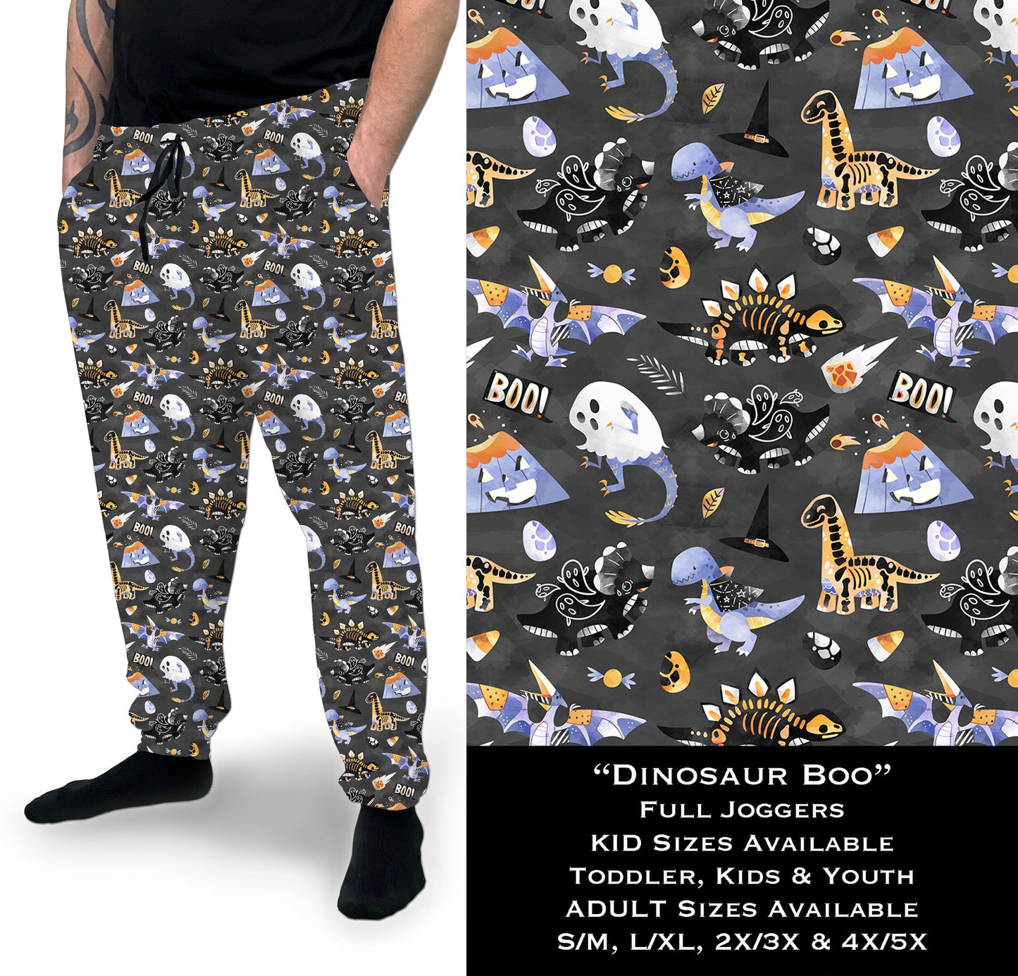 Dinosaur Boo - Full Joggers