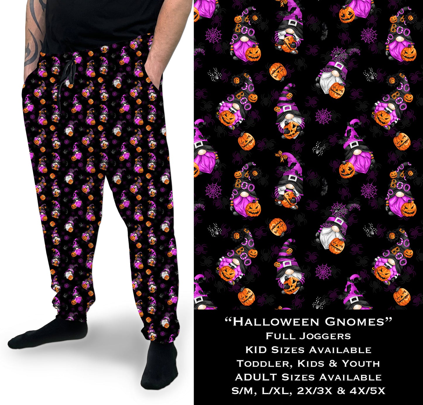 Halloween Gnomes - Full Joggers