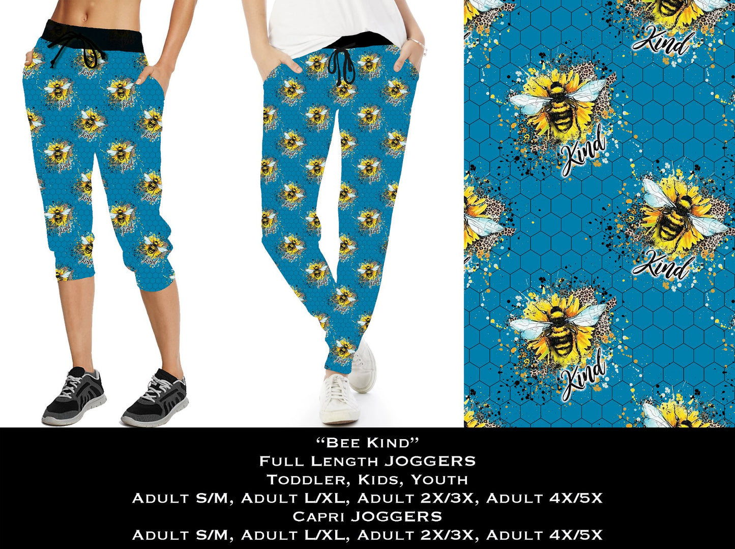 Bee Kind Full & Capri Joggers