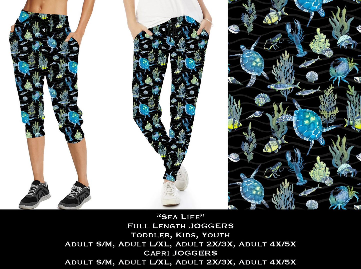 Sea Life Full & Capri Joggers