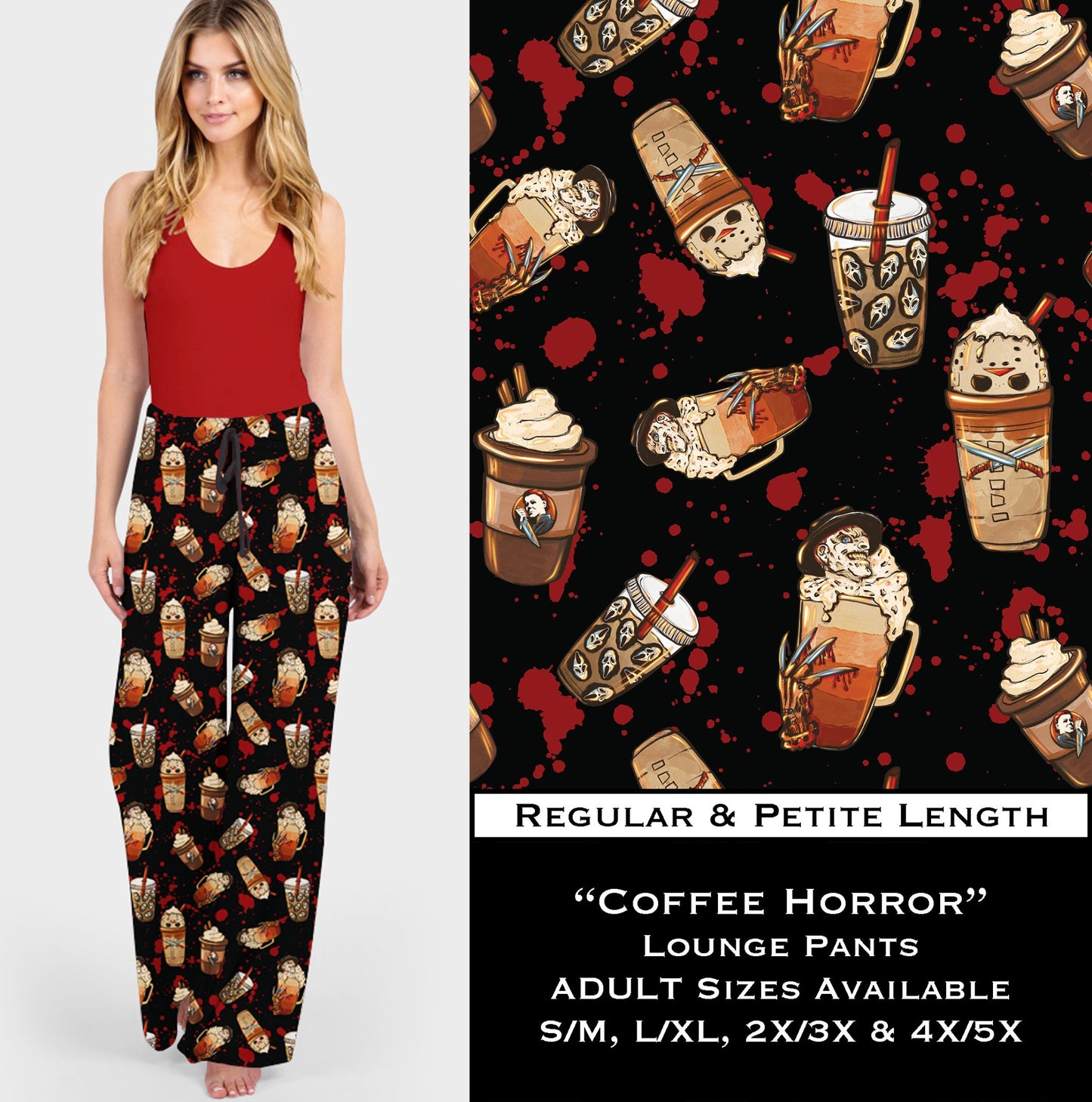 Coffee Horror Lounge Pants