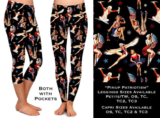 Pinup Patriotism Leggings & Capris