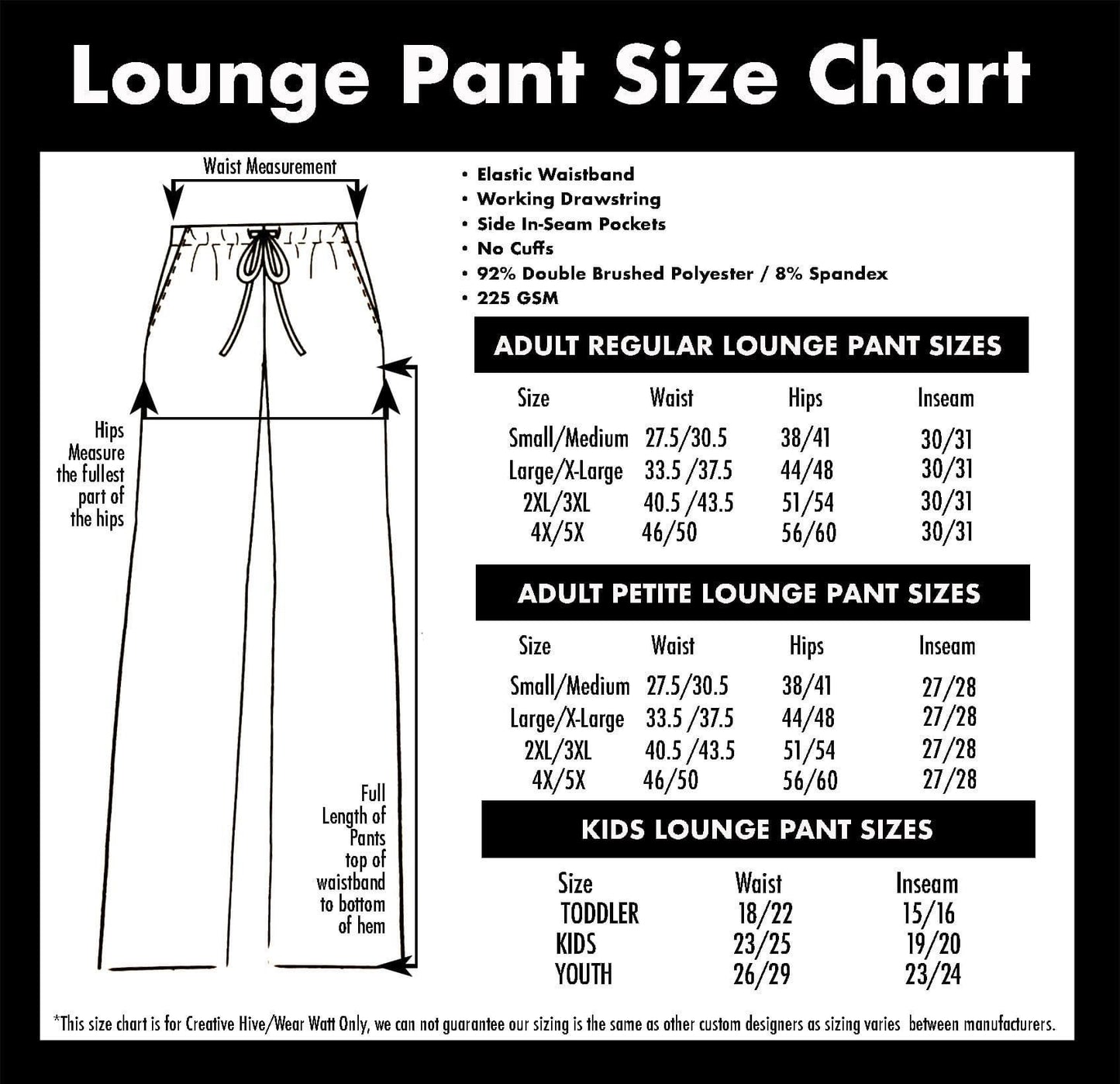 Black Charcoal *Color Collection* - Lounge Pants