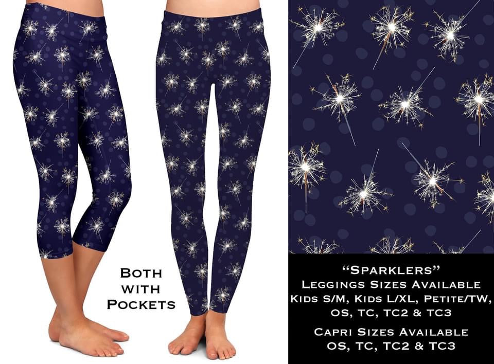 Sparklers Leggings & Capris