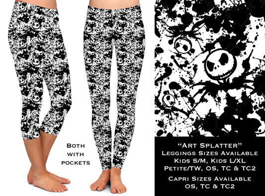 Art Splatter - Capris