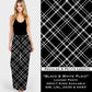 Black & White Plaid - Lounge Pants