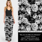 Black & White Roses - Lounge Pants