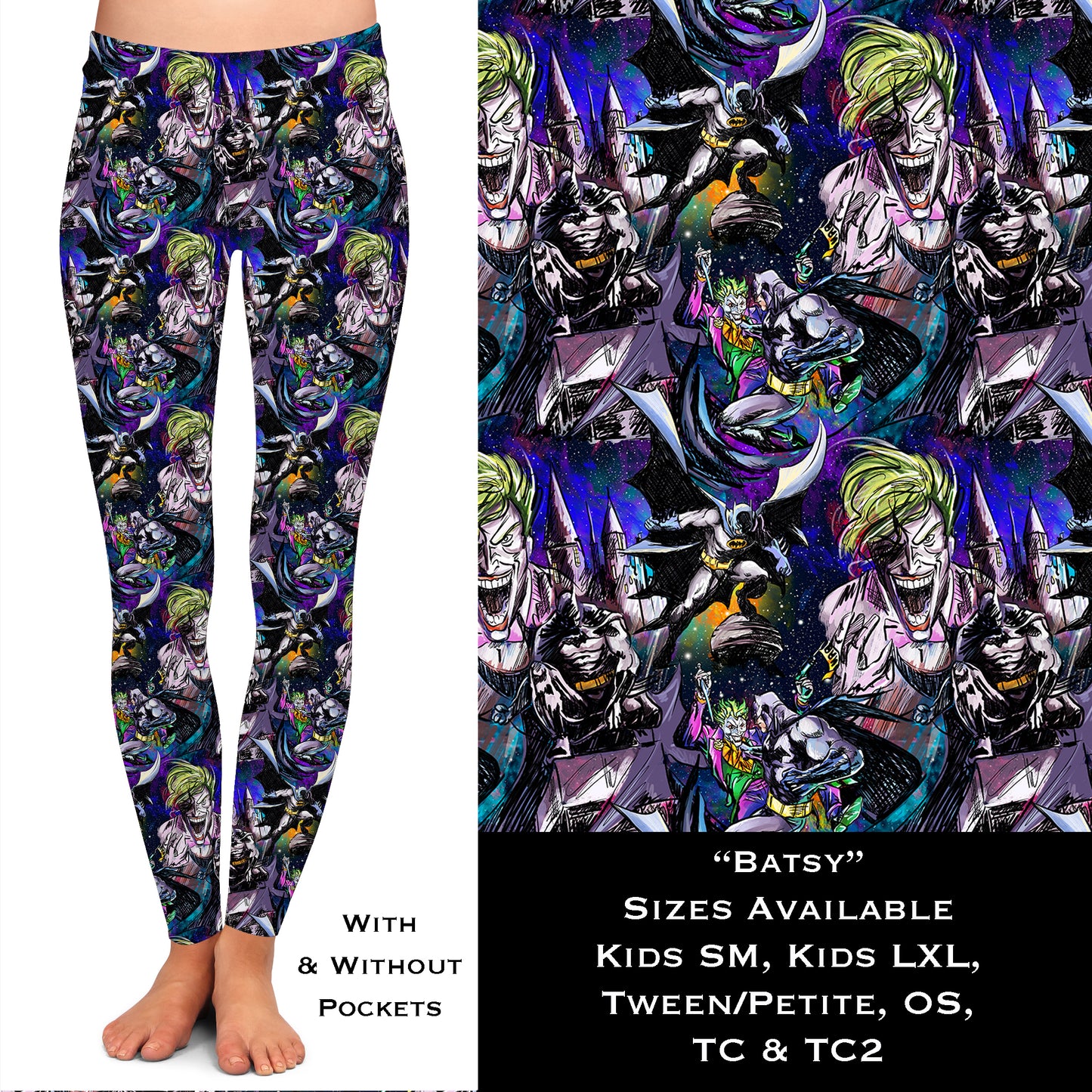 Batsy - Leggings & Capris with Pockets