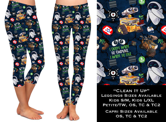 Clean It Up - Leggings & Capris