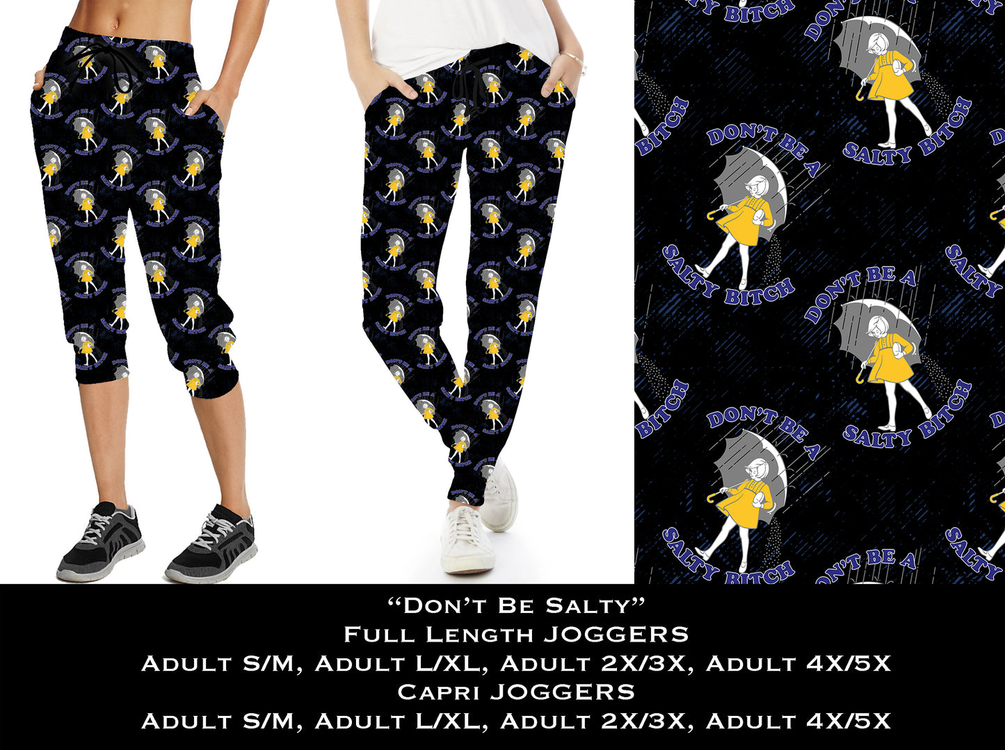 Don't Be Salty - Full & Capri Jogger