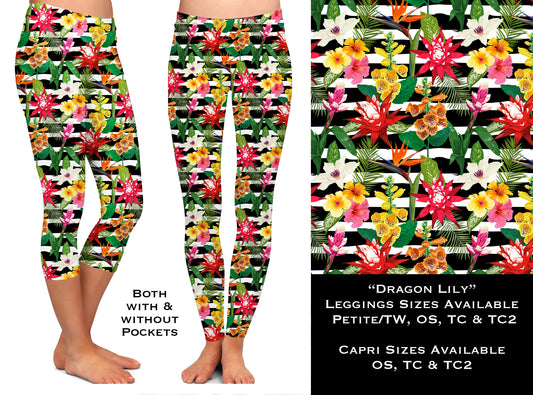 Dragon Lily - Leggings & Capris